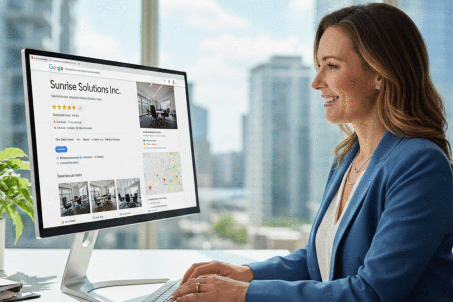 google business profile ranking for plumbers